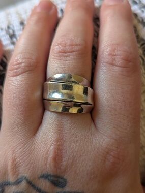 Sterling Silver Modern Design Ring